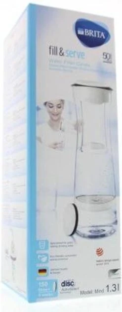 BRITA - Fill&Serve Waterfilterkaraf - 1,3L - Wit Grafiet - Inclusief 1 MicroDisc Waterfilter -Keukenproducten Winkel 471x1200 4