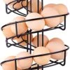Goliving Eierrek - Eierhouder - Eiermand - Eieren Bewaren - Draaibaar - Ruimtebesparend - RVS - Zwart -Keukenproducten Winkel 500x1200 1