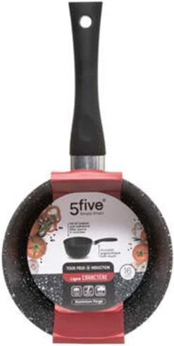 5Five - Steelpan/sauspan - Alle Kookplaten Geschikt - Zwart - D16 Cm 12 5Five - Steelpan/sauspan - Alle Kookplaten Geschikt - Zwart - D16 Cm -Keukenproducten Winkel 604x1200