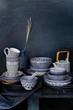 Tokyo Design Studio Nippon Blue Sushiserviesset - Porselein - 6 Delig - 2 Persoons -Keukenproducten Winkel 799x1200 14