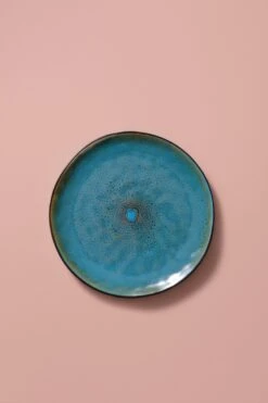 Palmer Bord Lotus 27.5 Cm Zwart Turquoise Stoneware 2 Stuk(s) -Keukenproducten Winkel 800x1200 59