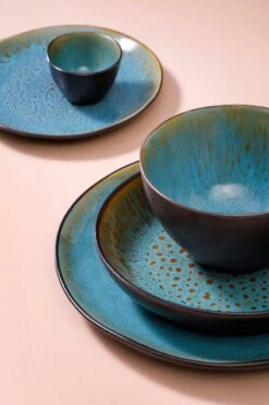 Palmer Bord Diep Lotus 21 Cm Zwart Turquoise Stoneware 2 Stuk(s) 15 Palmer Bord Diep Lotus 21 Cm Zwart Turquoise Stoneware 2 Stuk(s) -Keukenproducten Winkel 800x1200 65
