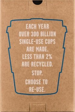 Ecoffee Cup Dotonburi PLA - Koffiebeker To Go 350 Ml - Blauw Siliconen -Keukenproducten Winkel 812x1200