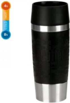 Emsa Thermosbeker Travel Mug Zwart 360 Ml -Keukenproducten Winkel 818x1200