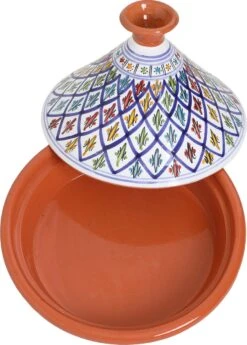 CRAFLAIR ~ Tajine ~ Ø 30 Cm ~ Geschikt Voor Inductie - Adapter ~ Handgemaakt ~ Geglazuurd Keramiek -Keukenproducten Winkel 860x1200 1