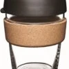 KeepCup Koffie Beker To Go Glas/kurk 100% Recyclebaar - Espresso 340 Ml -Keukenproducten Winkel 887x1200