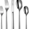 Sola Bestekset Montreux - Modern - 12 Persoons - 100 Delig - Zilverwit Edelstaal 18/10 - RVS - Zilver -Keukenproducten Winkel 894x1200