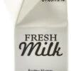 Riviera Maison Melkkan, Voorraadpot Melk Met Tekst - Carton Jar Milk - Wit - Porselein - 1 Stuk -Keukenproducten Winkel 935x1200