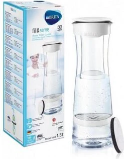 BRITA - Fill&Serve Waterfilterkaraf - 1,3L - Wit Grafiet - Inclusief 1 MicroDisc Waterfilter -Keukenproducten Winkel 937x1200 3