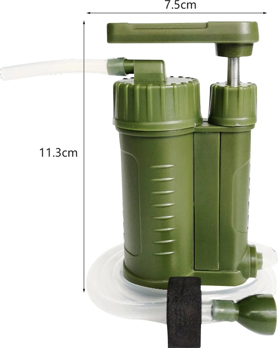 Luxe Water Filter Straw Incl. Waterzak - Complete Set - Waterfilter - Waterfles - Waterzuiveraar - Outdoor Life - Survival - BPA-vrij - Filtert 5000LL 10 Luxe Water Filter Straw Incl. Waterzak - Complete Set - Waterfilter - Waterfles - Waterzuiveraar - Outdoor Life - Survival - BPA-vrij - Filtert 5000LL - Afbeelding 8
