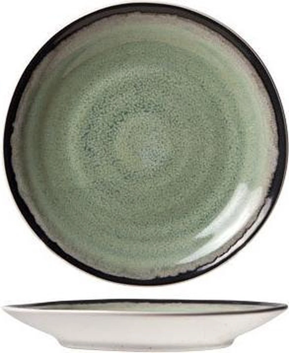 Cosy & Trendy Fez Green Schotel/Bordje Ø15,5cm ( Set Van 6 ) 4 Cosy & Trendy Fez Green Schotel/Bordje Ø15,5cm ( Set Van 6 ) - Afbeelding 2